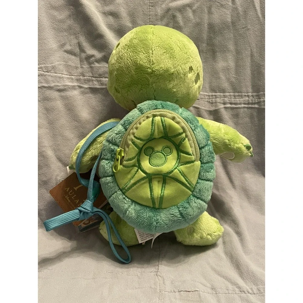 NEW Disney Aulani Hawaii Olu the Turtle Orange Shirt Plush‎ Crossbody Purse Bag